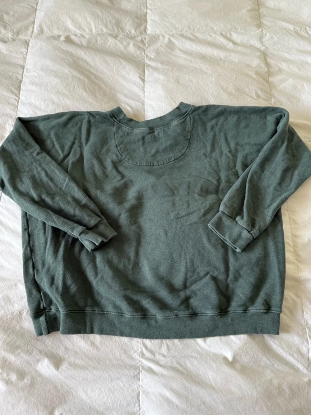 Aliya Wanek Tig sweatshirt in deep green - Picture 6 of 6